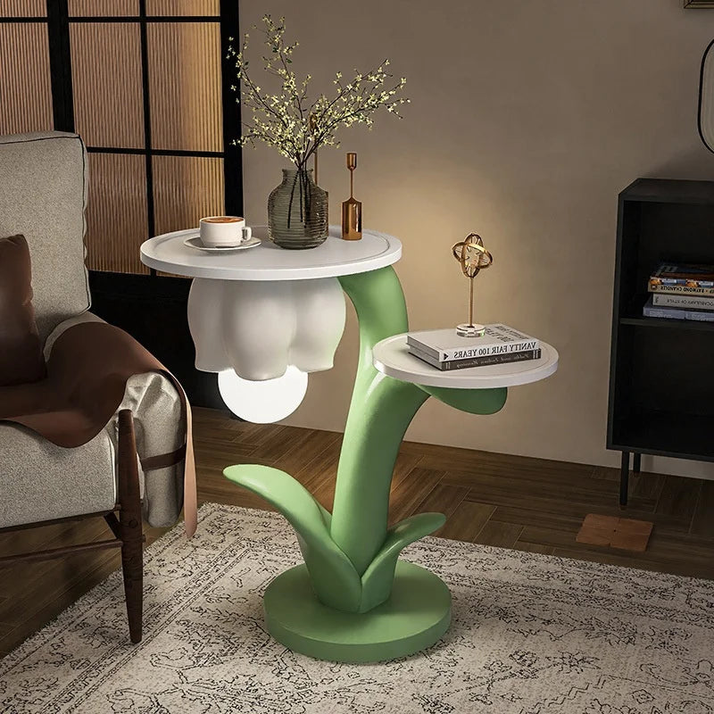2025 Creative Art Deco Flower LED Floor Lamp for Living Room Bedroom Sofa for Bedside Table Shelf New LED Decorative One Table