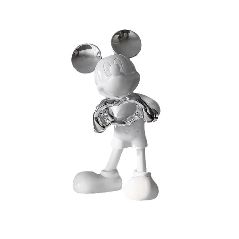 Internet Famous Mickey Mouse Large Resin Ornament Eco-Friendly Painted Floor-Standing for Living Room TV Cabinet Sofa Porch