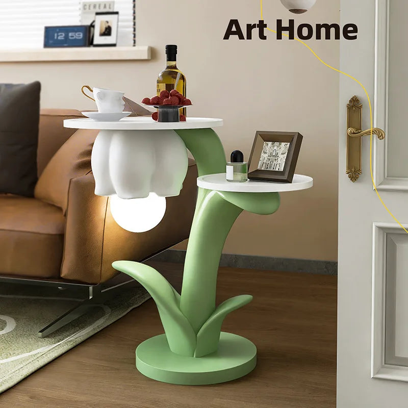 2025 Creative Art Deco Flower LED Floor Lamp for Living Room Bedroom Sofa for Bedside Table Shelf New LED Decorative One Table